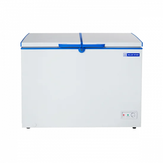 Blue Star CHFDD300DGSW 300 Ltr Deep Freezer Double Door Hard Top Deep Freezer1