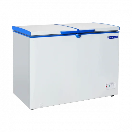 Blue Star CHFDD300DGSW 300 Ltr Deep Freezer Double Door Hard Top Deep Freezer2