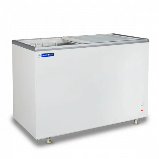 Blue Star GT200AG 200 Ltr Glass Top Deep Freezer - 2